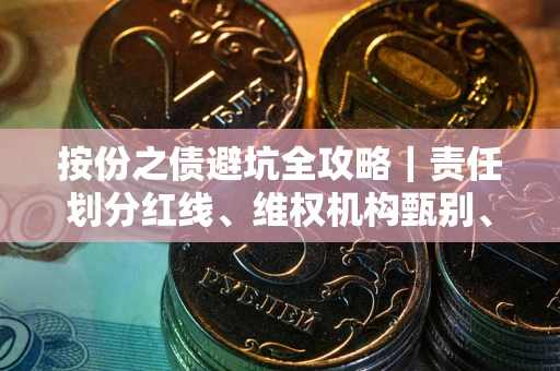 武汉按份之债避坑全攻略｜责任划分红线、维权机构甄别、纠纷处理全流程拆解