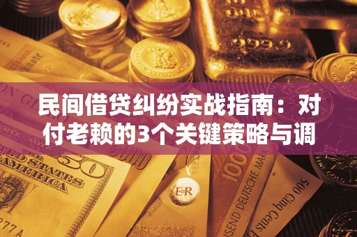 武汉民间借贷纠纷实战指南：对付老赖的3个关键策略与调解盲区解析