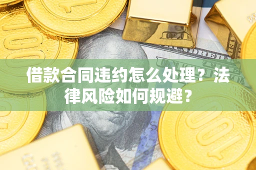 武汉借款合同违约怎么处理？法律风险如何规避？