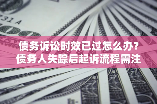 武汉债务诉讼时效已过怎么办？债务人失踪后起诉流程需注意什么？