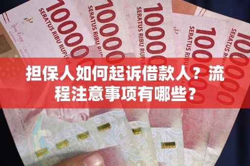 武汉担保人如何起诉借款人？流程注意事项有哪些？